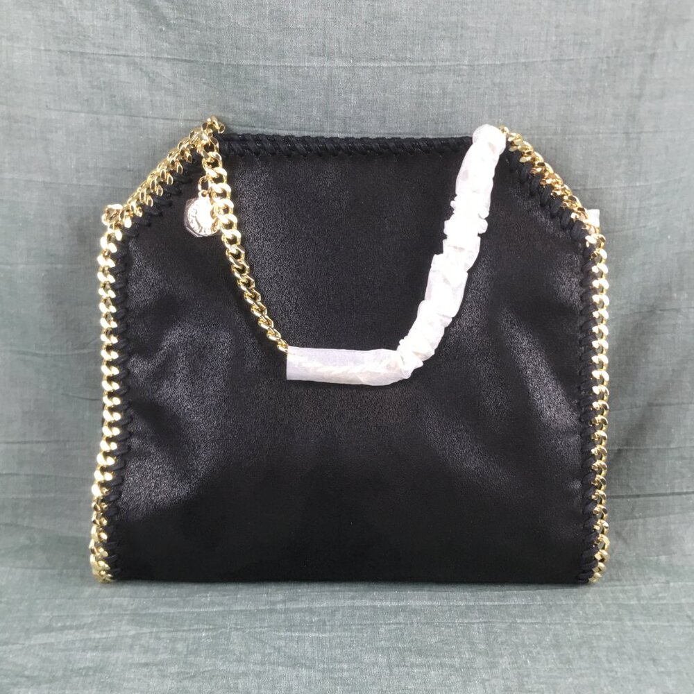 NWT Stella Mccartney Falabella Tote Bag Black - Picture 2 of 12